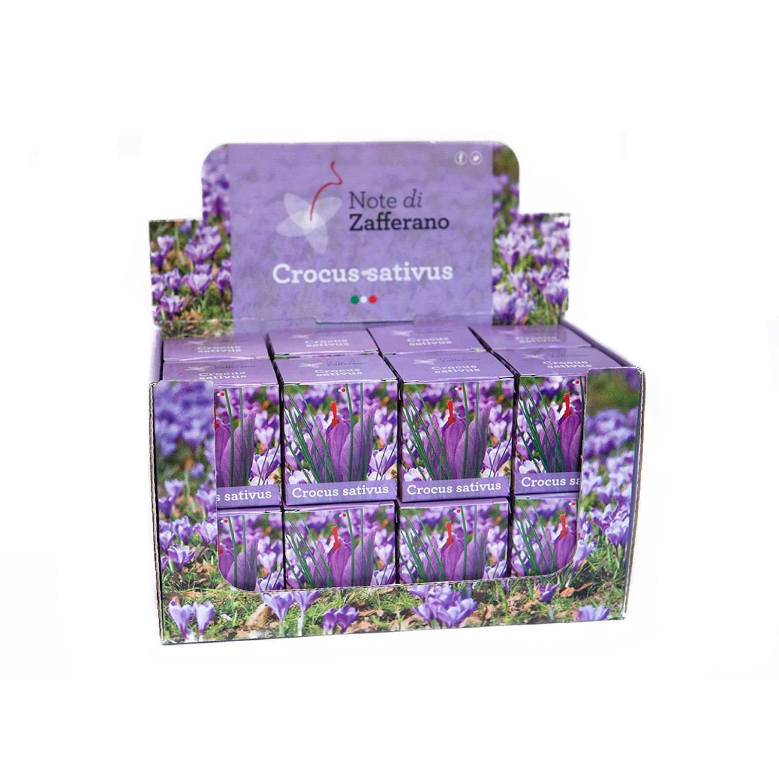 Crocus Sativus Countertop Display Box