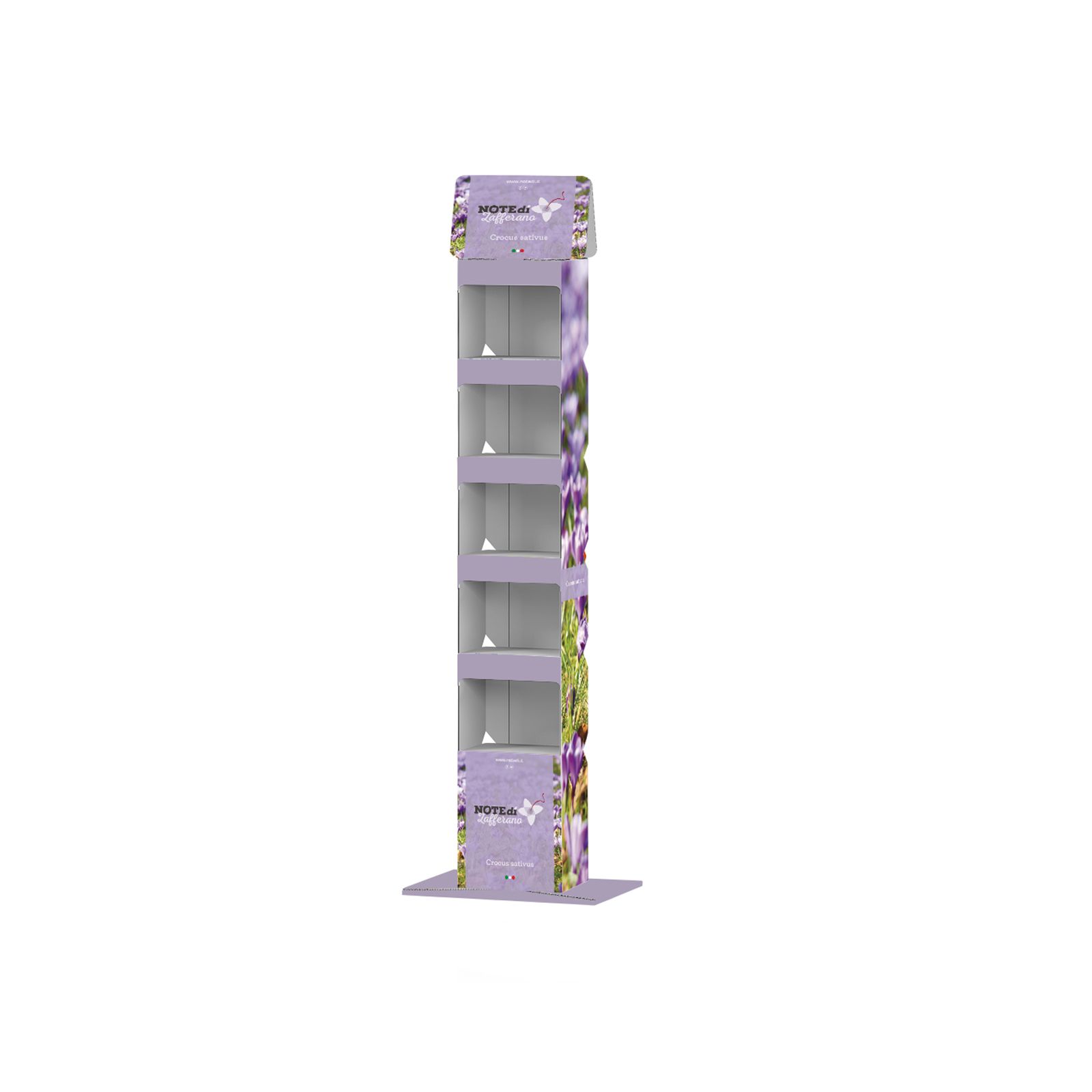 Crocus Sativus (Saffron) Floor Display Box